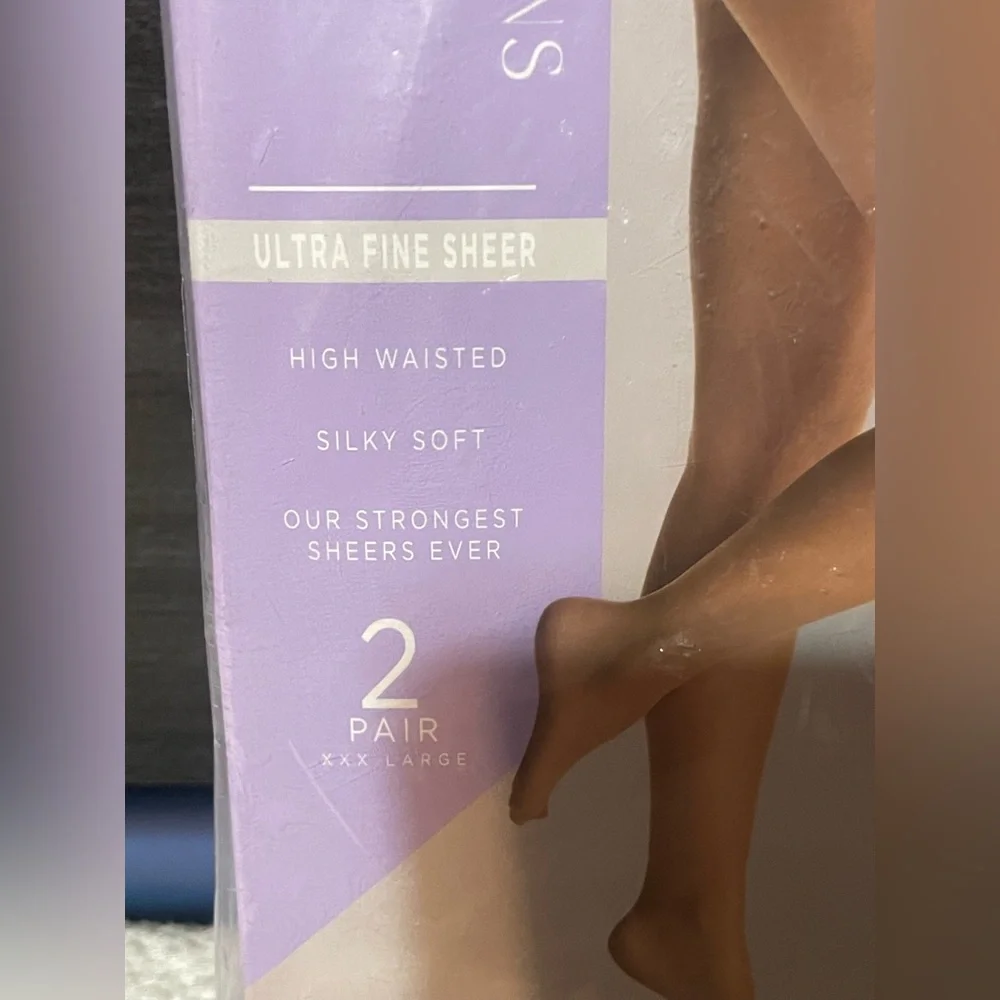 Silk Impressions Ultra Fine‎ Sheer Tights! Size XXXL! New in original packaging!